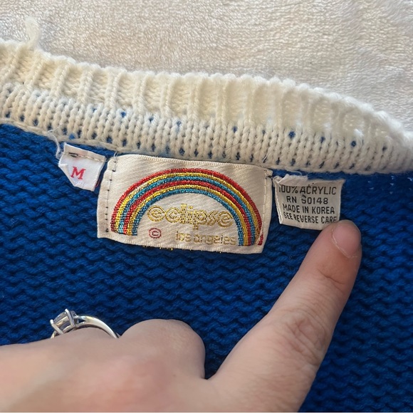 Vintage Eclipse LA Acrylic USA Jacket - Picture 3 of 7